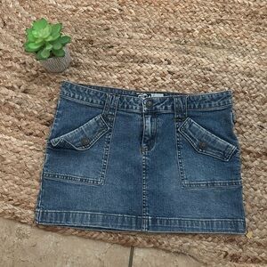 VINTAGE ROXY DENIM SKIRT